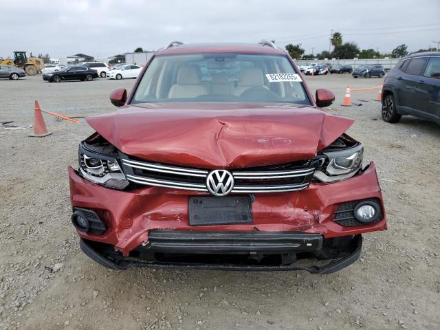 WVGAV7AX6GW074472 - 2016 VOLKSWAGEN TIGUAN S RED photo 5