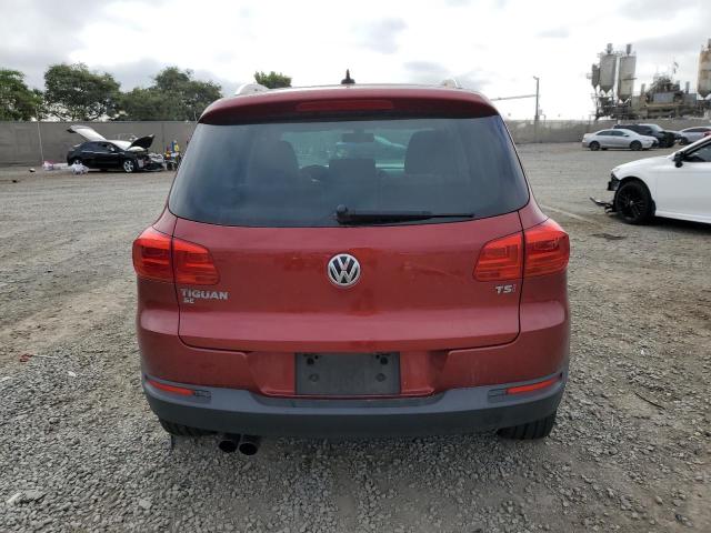 WVGAV7AX6GW074472 - 2016 VOLKSWAGEN TIGUAN S RED photo 6