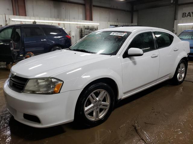 1B3BD1FB4BN555875 - 2011 DODGE AVENGER MAINSTREET WHITE photo 1