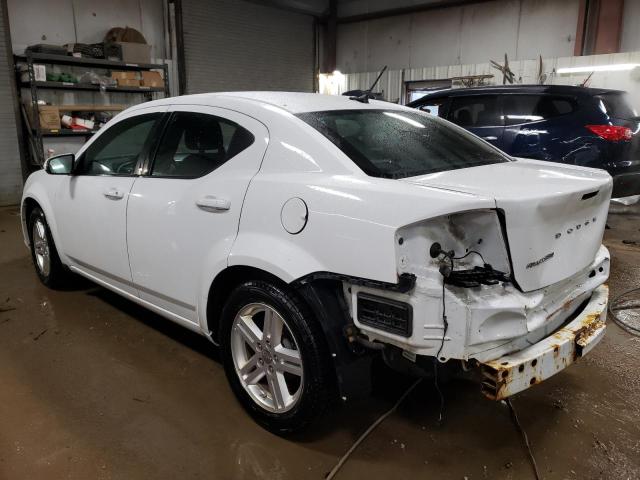 1B3BD1FB4BN555875 - 2011 DODGE AVENGER MAINSTREET WHITE photo 2