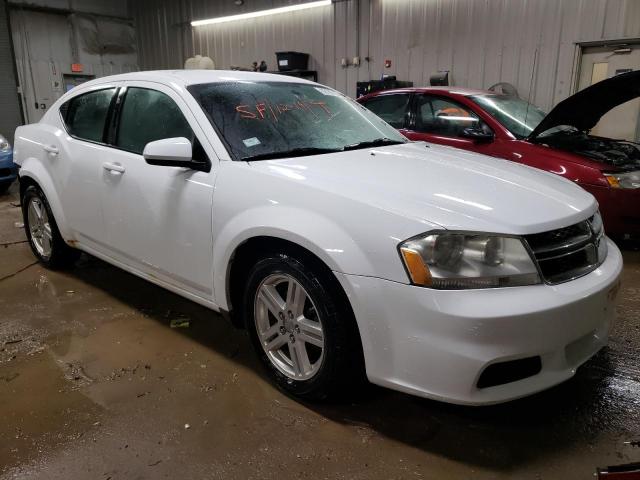 1B3BD1FB4BN555875 - 2011 DODGE AVENGER MAINSTREET WHITE photo 4