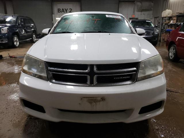 1B3BD1FB4BN555875 - 2011 DODGE AVENGER MAINSTREET WHITE photo 5