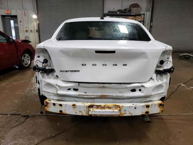 1B3BD1FB4BN555875 - 2011 DODGE AVENGER MAINSTREET WHITE photo 6