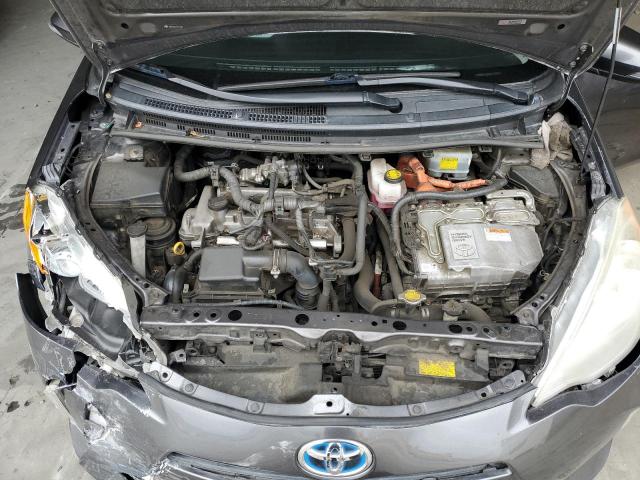 JTDKDTB31C1010640 - 2012 TOYOTA PRIUS C 灰色 照片 11