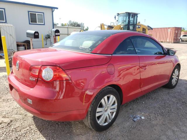 WVWBA7AH9AV012204 - 2010 VOLKSWAGEN EOS TURBO RED photo 3