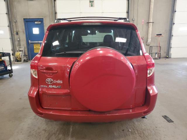 JTMZD33V785079475 - 2008 TOYOTA RAV4 RED photo 6