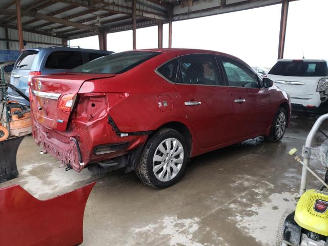 3N1AB7AP7EY268689 - 2014 NISSAN SENTRA S RED photo 3