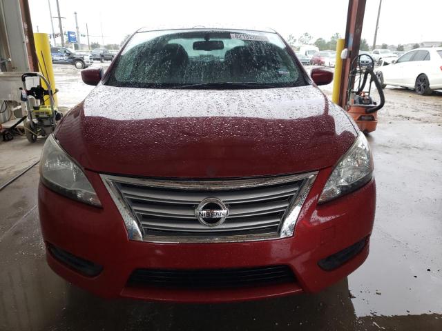 3N1AB7AP7EY268689 - 2014 NISSAN SENTRA S RED photo 5