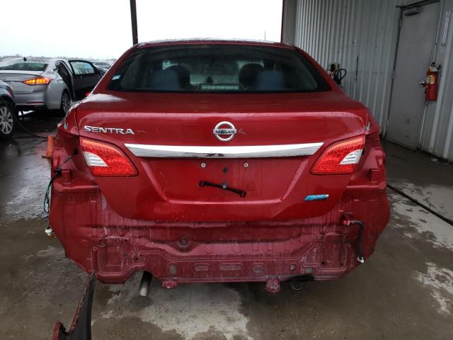 3N1AB7AP7EY268689 - 2014 NISSAN SENTRA S RED photo 6