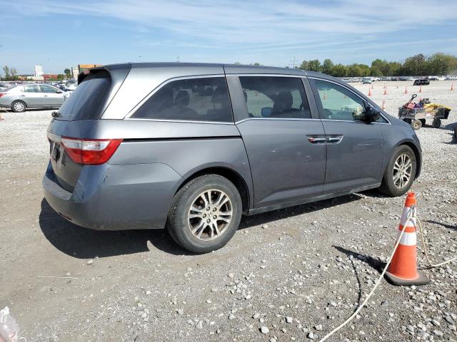 5FNRL5H67BB073939 - 2011 HONDA ODYSSEY EXL GRAY photo 3