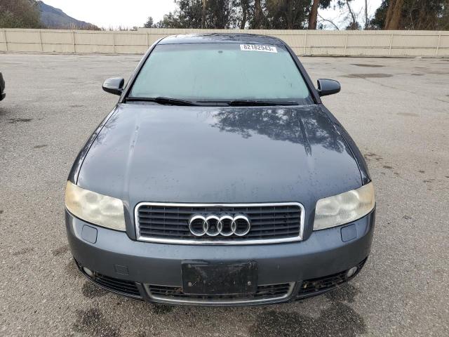 WAUJC68E74A217492 - 2004 AUDI A4 1.8T GRAY photo 5