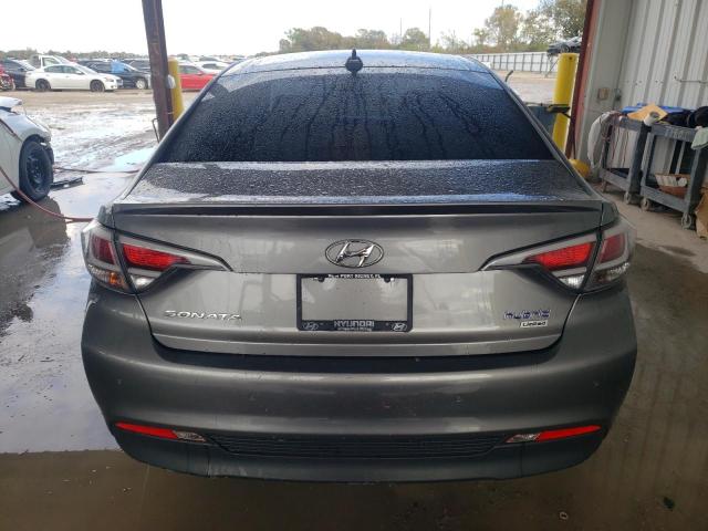 KMHE34L10HA057339 - 2017 HYUNDAI SONATA HYBRID GRAY photo 6