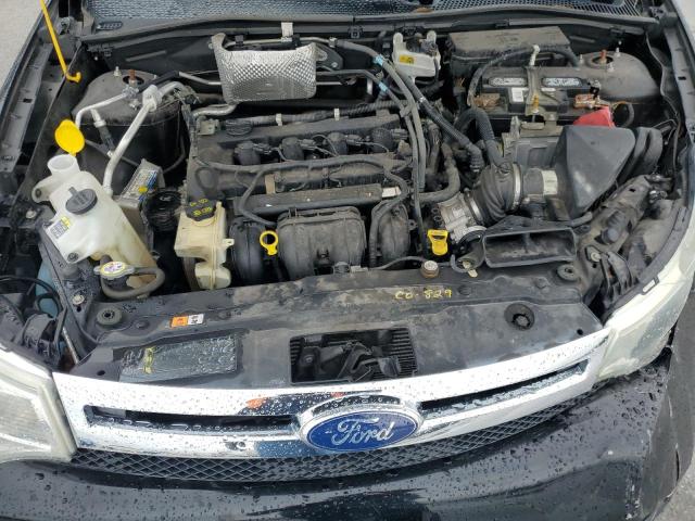 1FAHP3FN7AW298568 - 2010 FORD FOCUS SE BLACK photo 11