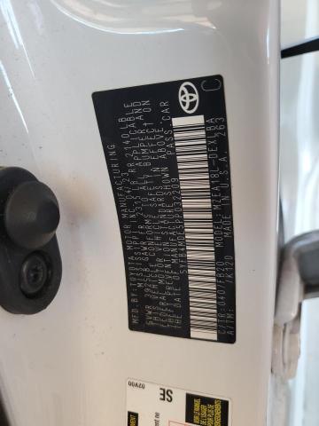 5YFB4MDE5PP032209 - 2023 TOYOTA COROLLA LE Biały zdjęcie 13