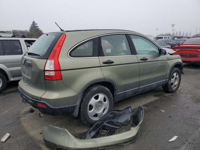 5J6RE38369L010188 - 2009 HONDA CR-V LX GREEN photo 3