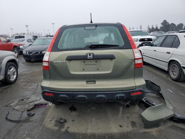 5J6RE38369L010188 - 2009 HONDA CR-V LX GREEN photo 6