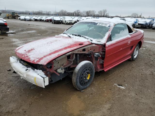 1FALP4443TF201007 - 1996 FORD MUSTANG RED photo 1