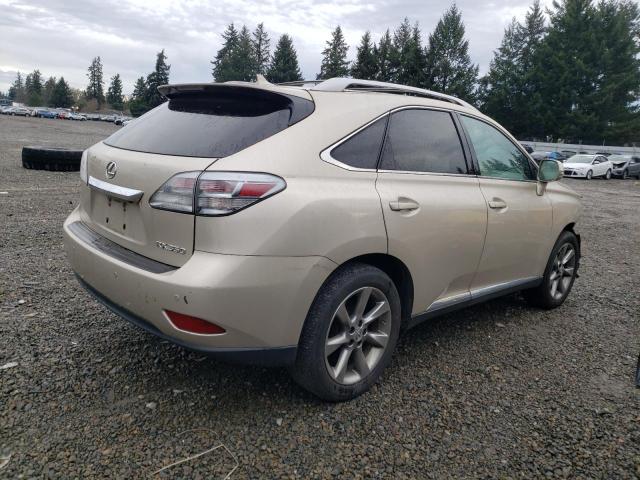 2T2BK1BA0CC152915 - 2012 LEXUS RX 350 TAN photo 3