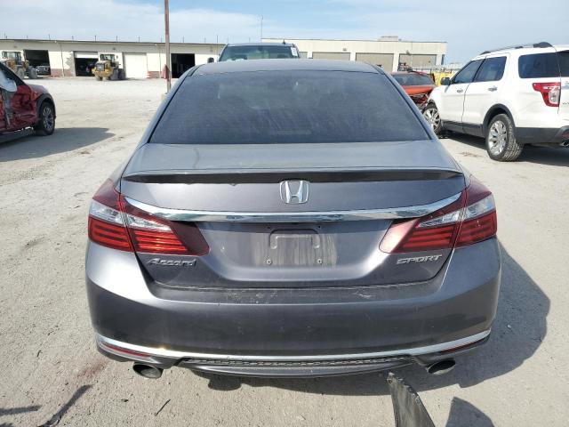 1HGCR2F51GA066144 - 2016 HONDA ACCORD SPORT ვერცხლისფერი ფოტო 6
