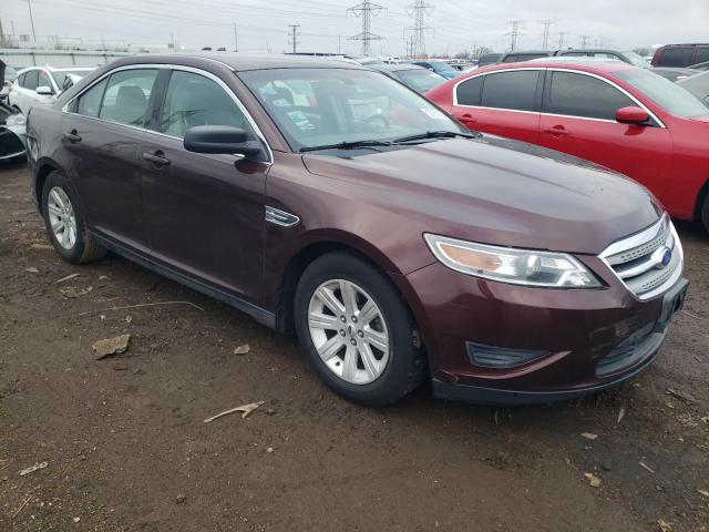 1FAHP2DW7CG114927 - 2012 FORD TAURUS SE BURGUNDY photo 4