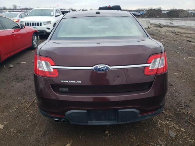 1FAHP2DW7CG114927 - 2012 FORD TAURUS SE BURGUNDY photo 6