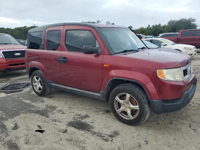 5J6YH1H34AL001906 - 2010 HONDA ELEMENT LX BURGUNDY photo 4