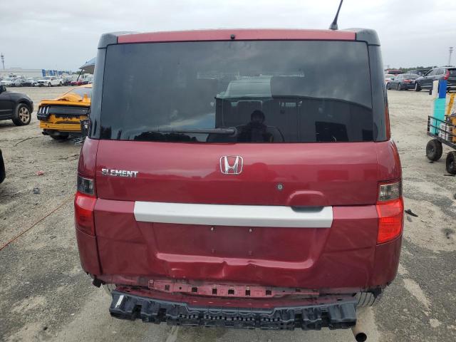 5J6YH1H34AL001906 - 2010 HONDA ELEMENT LX BURGUNDY photo 6