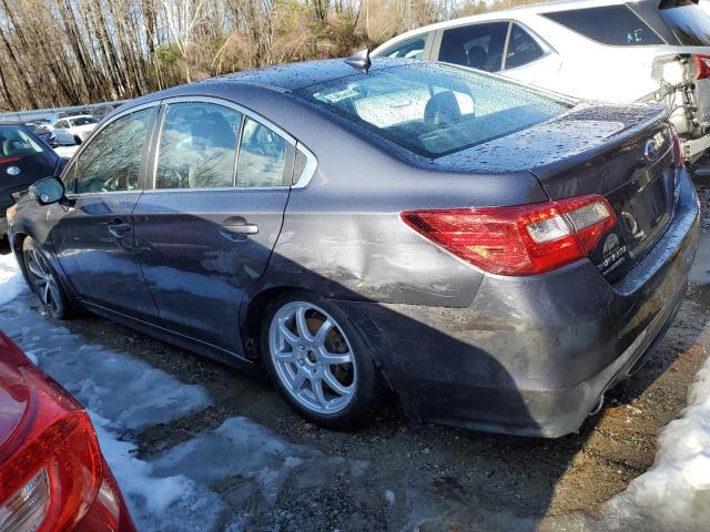 4S3BNAK63H3028192 - 2017 SUBARU LEGACY 2.5I LIMITED GRAY photo 2