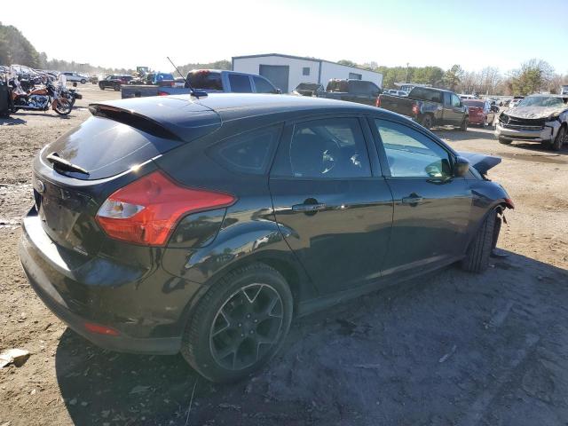 1FAHP3K23CL428927 - 2012 FORD FOCUS SE BLACK photo 3