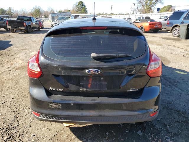 1FAHP3K23CL428927 - 2012 FORD FOCUS SE BLACK photo 6