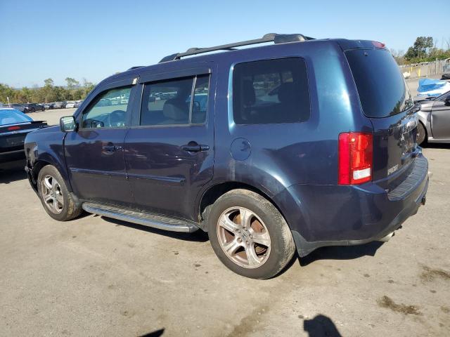 5FNYF4H59CB025008 - 2012 HONDA PILOT EXL BLUE photo 2