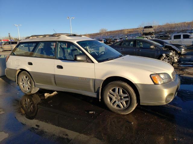 4S3BH665XY7643143 - 2000 SUBARU LEGACY OUTBACK WHITE photo 4