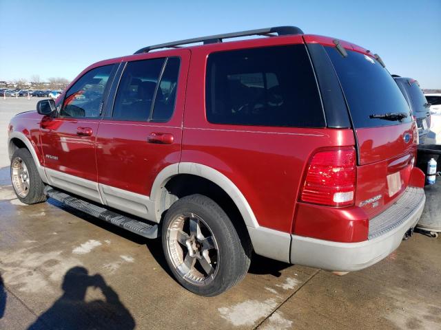 1FMZU63E52ZC09945 - 2002 FORD EXPLORER XLT BURGUNDY photo 2