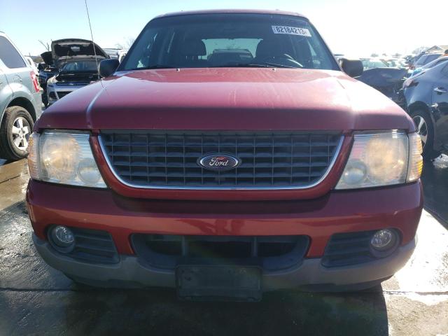 1FMZU63E52ZC09945 - 2002 FORD EXPLORER XLT BURGUNDY photo 5