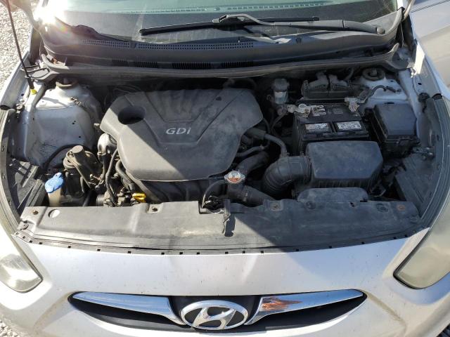 KMHCU4AE0CU126290 - 2012 HYUNDAI ACCENT GLS ვერცხლისფერი ფოტო 11