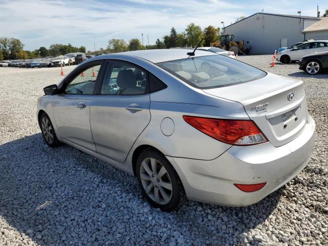KMHCU4AE0CU126290 - 2012 HYUNDAI ACCENT GLS ვერცხლისფერი ფოტო 2