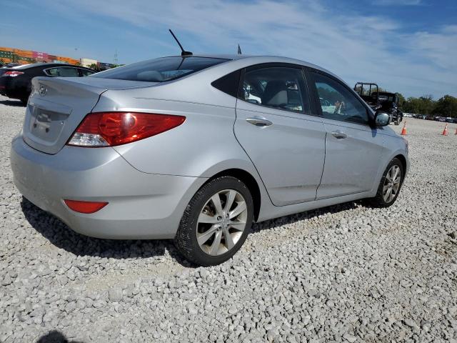 KMHCU4AE0CU126290 - 2012 HYUNDAI ACCENT GLS ვერცხლისფერი ფოტო 3