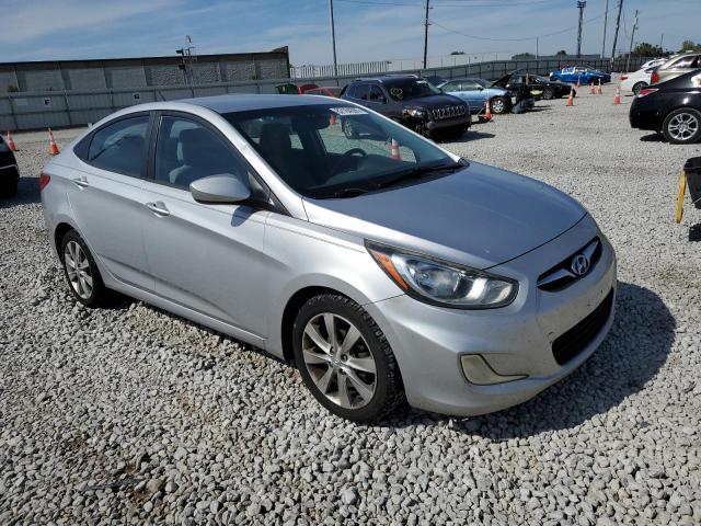 KMHCU4AE0CU126290 - 2012 HYUNDAI ACCENT GLS ვერცხლისფერი ფოტო 4