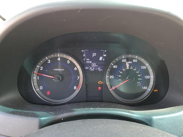 KMHCU4AE0CU126290 - 2012 HYUNDAI ACCENT GLS ვერცხლისფერი ფოტო 9