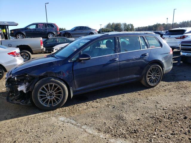 3VWFA7AU4FM520755 - 2015 VOLKSWAGEN GOLF SPORT TDI S BLUE photo 1