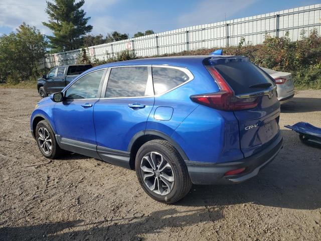 7FARW2H53ME016674 - 2021 HONDA CR-V EX BLUE photo 2