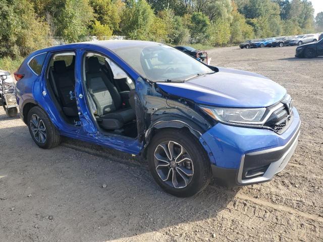 7FARW2H53ME016674 - 2021 HONDA CR-V EX BLUE photo 4