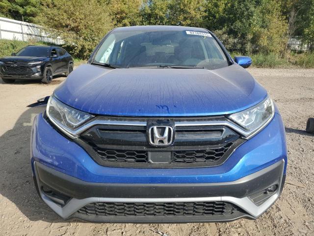 7FARW2H53ME016674 - 2021 HONDA CR-V EX BLUE photo 5