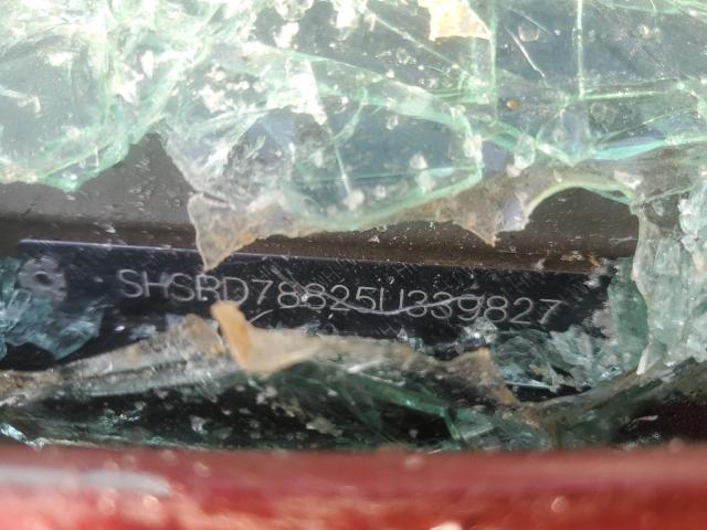 SHSRD78825U339827 - 2005 HONDA CR-V EX RED photo 12