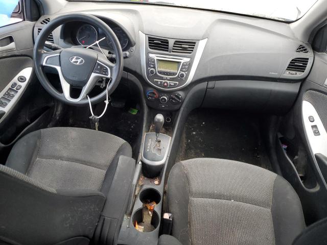 KMHCT5AE5CU015789 - 2012 HYUNDAI ACCENT GLS SILVER photo 8