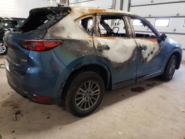 JM3KFBBM1J0302148 - 2018 MAZDA CX-5 SPORT BLUE photo 3