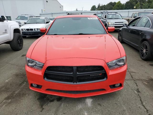 2C3CDXCT4EH350965 - 2014 DODGE CHARGER R/T RED photo 5