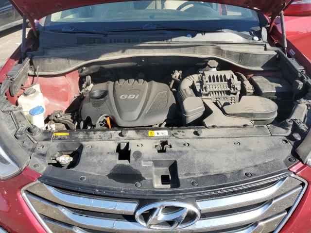 5XYZU3LB9EG187007 - 2014 HYUNDAI SANTA FE S MAROON photo 12