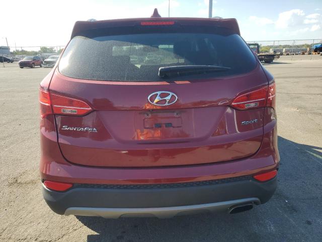 5XYZU3LB9EG187007 - 2014 HYUNDAI SANTA FE S MAROON photo 6