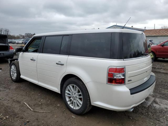 2FMGK5C89KBA03449 - 2019 FORD FLEX SEL WHITE photo 2